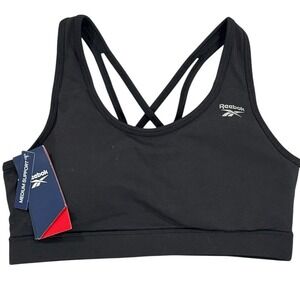 Reebok Women's Large Black Sports Bra